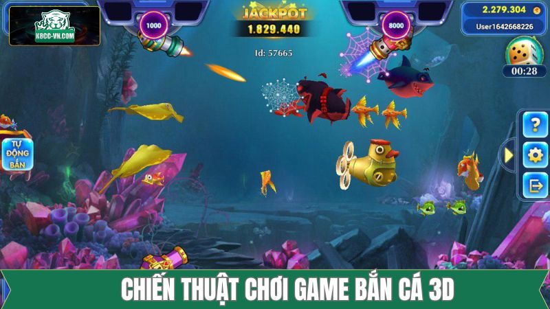 Bắn Cá 3D - Thế Giới Săn Thưởng Cực Đã Tại K8CC 4 Áp dụng phương pháp tiến - lùi - tiến trong bắn cá 3D